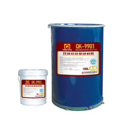 Bi-osagai silikonazko zigilatzaile estrukturala